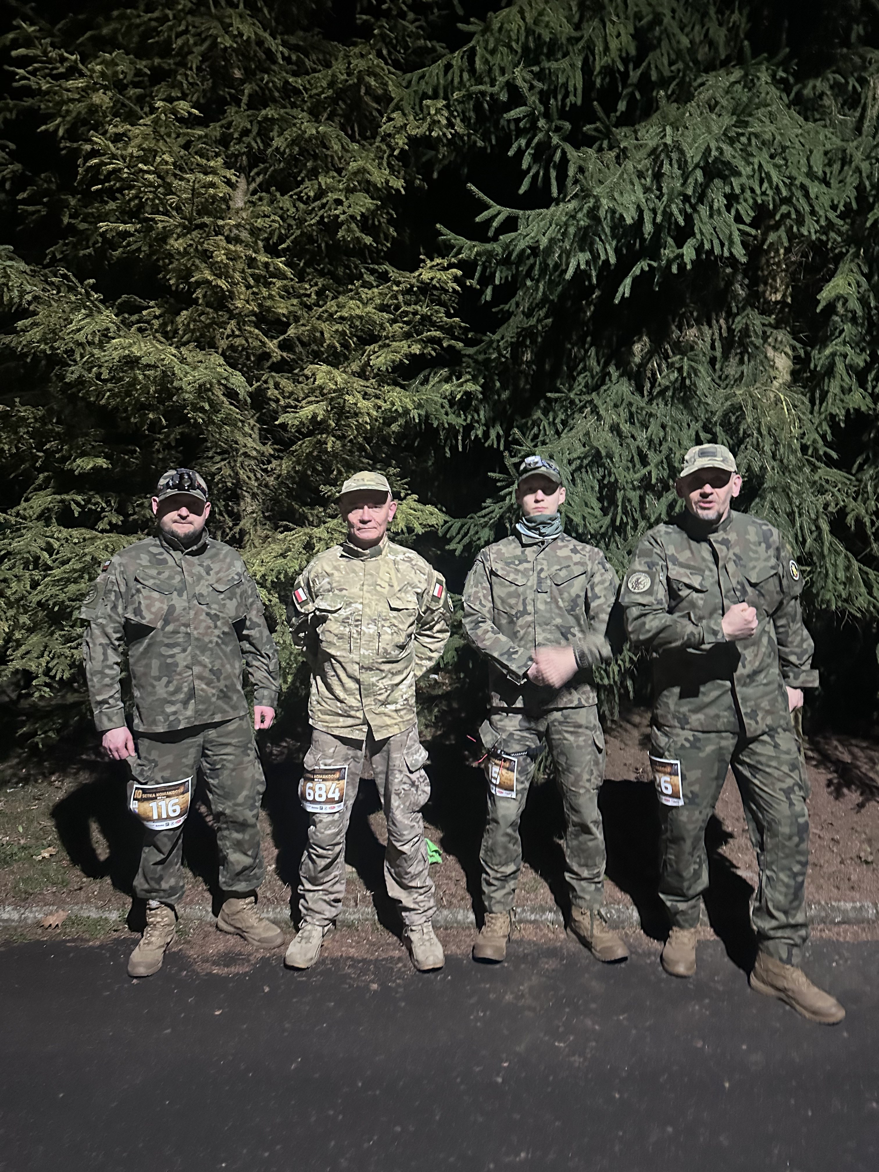 Drużyna po ukończeniu 100k