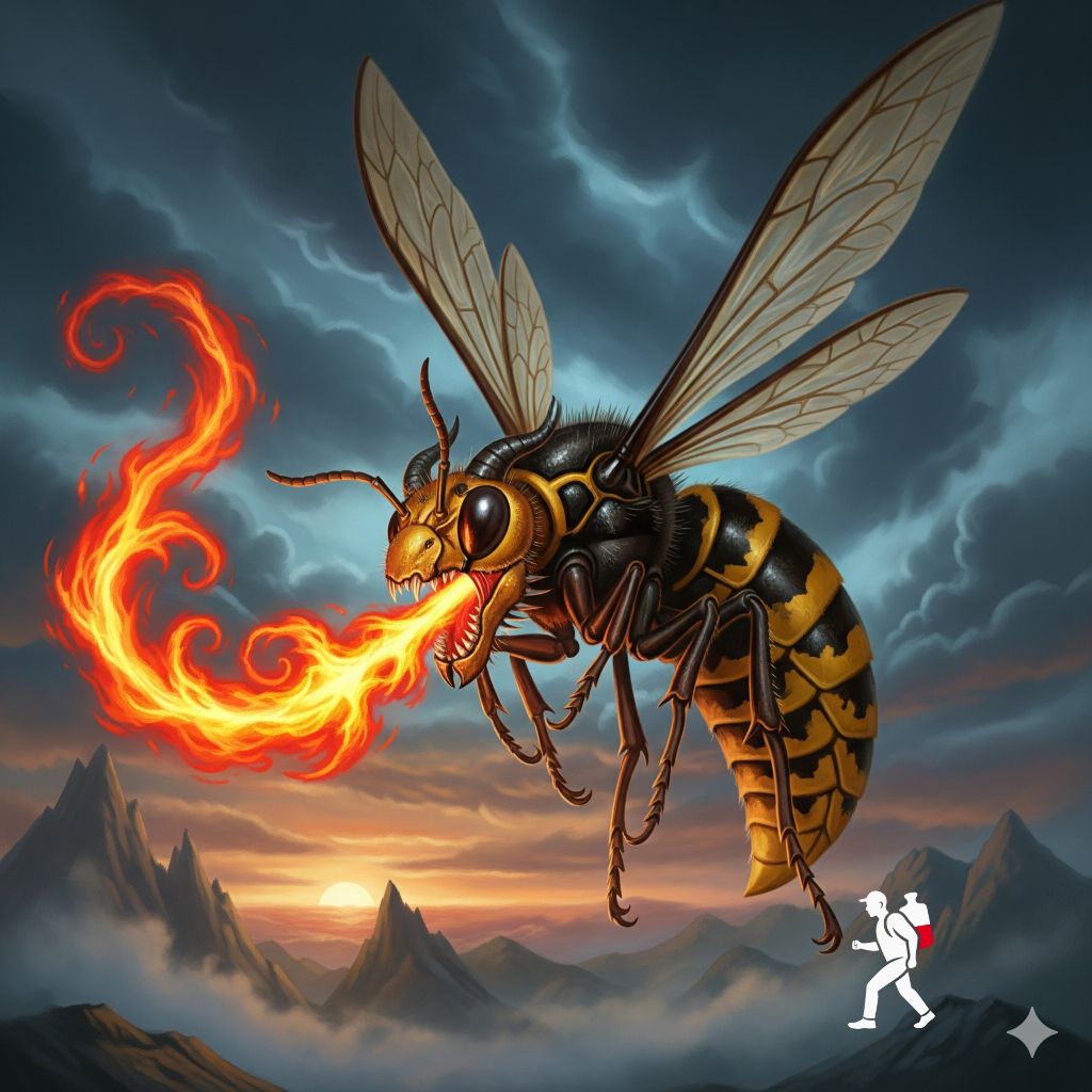 Szerszeń — smok lasu, największy przeciwnik na szlaku