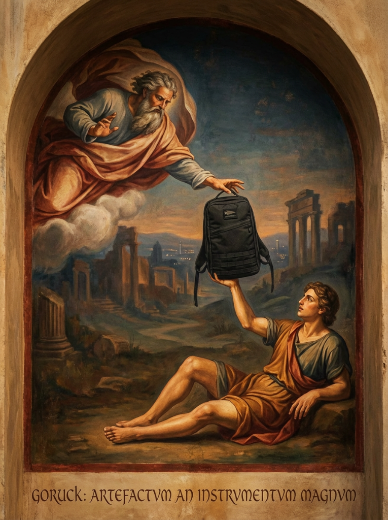 GORUCK: ARTEFAKT CZY POTĘŻNE NARZĘDZIE - artystyczna wizja plecaka jako daru z niebios